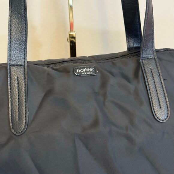 Botkier NY Bond Shoulder Tote Bag Black Work Office Classic Purse Vegan Leather - Picture 8 of 8
